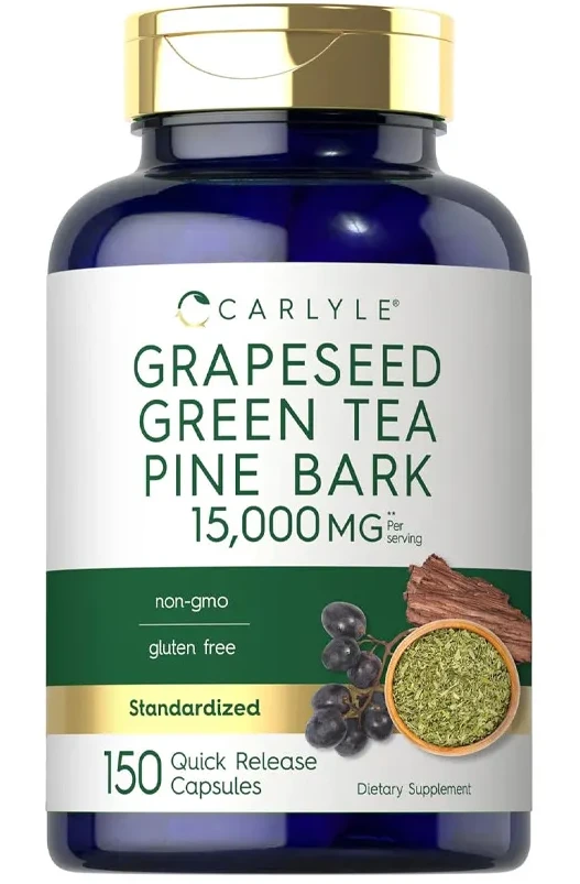 Grape Seed ,Green Tea & Pine Bark Complex - 150 Capsules Grape Seed ,Green Tea & Pine Bark Complex - 150 Capsules